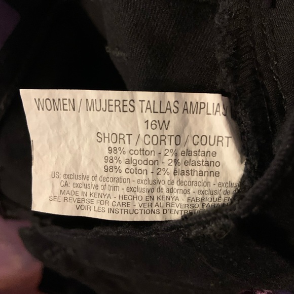 Gloria Vanderbilt Amanda Pants 16W Short - Picture 5 of 5